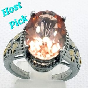 Morganique Quartz Solitaire Ring